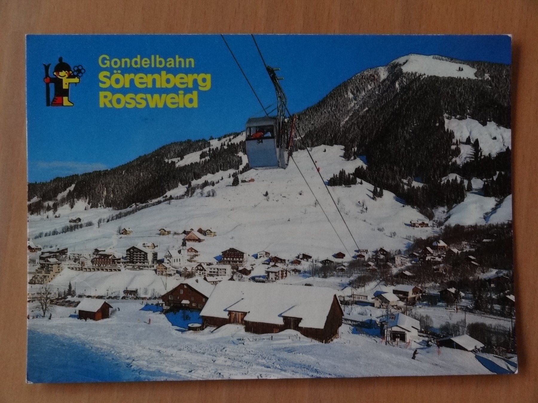Cartoline postali: Sörenberg-Rossweid - Gondelbahn - 1982 – Usato da St Léonard venduto da Riglin