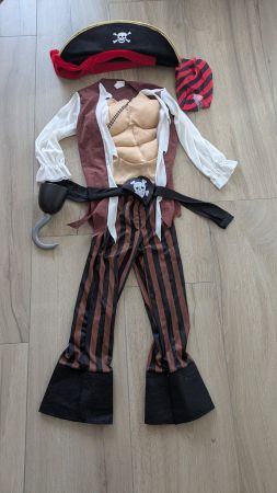 Lustiges Piraten Set für Kinder - (110-120cm)