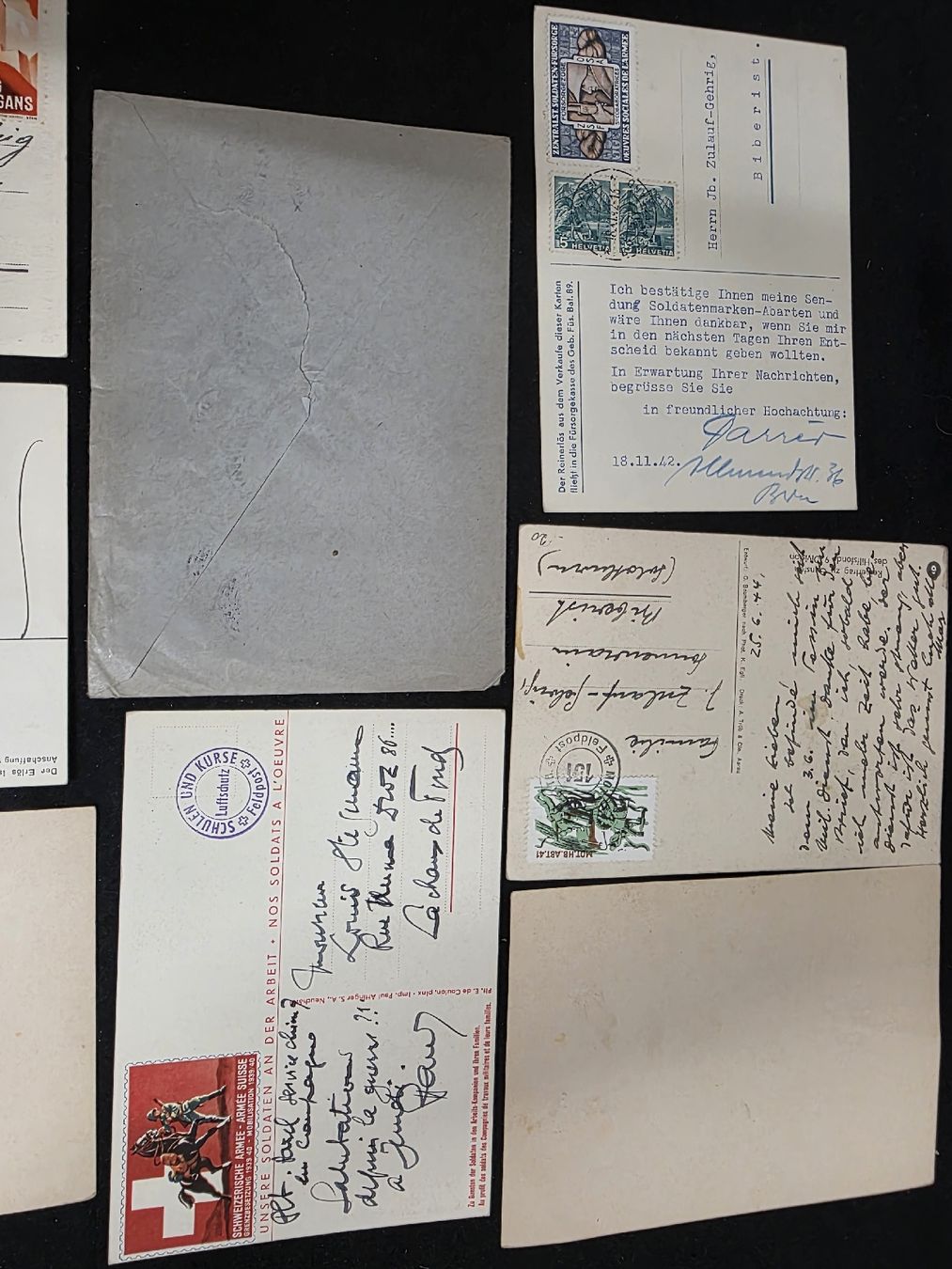Alle Briefmarken: Militär Briefmarken , WK II, Schweizer Armee, Briefe – Gebraucht aus Wolfertswil von Antiko 5
