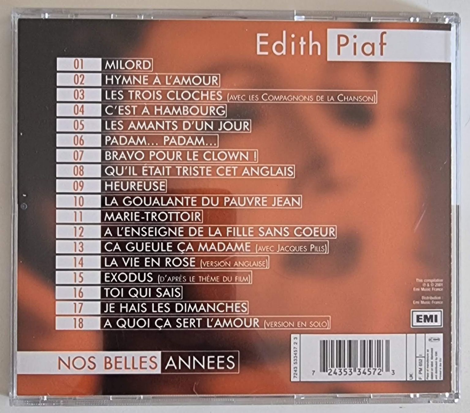 CD: Edith Piaf - Nos Belles Années CD – Usato da La Tour-de-Peilz venduto da Resize 1