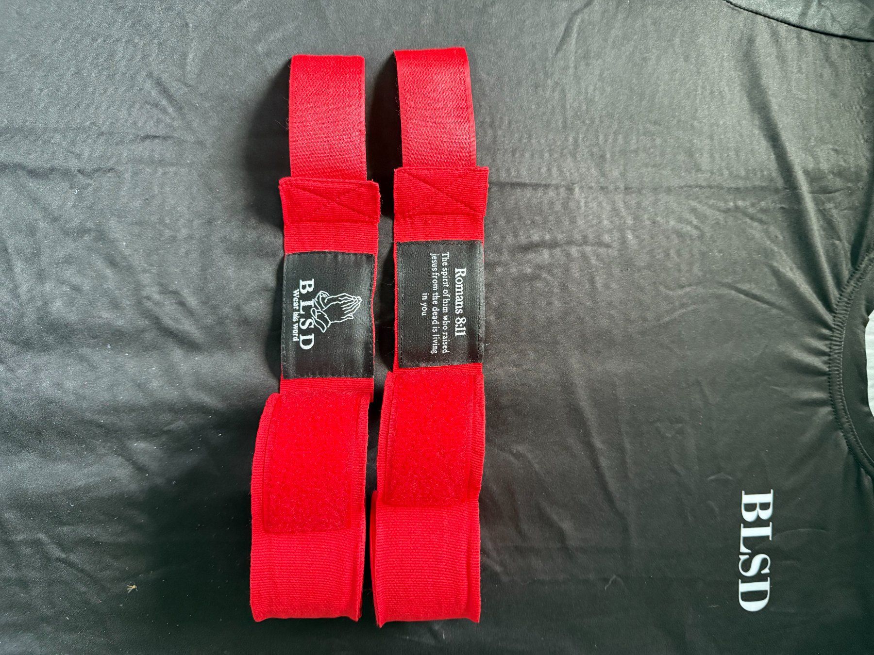 Tessuti: BLSD Box-Bandagen Rot 'Romans 8:11' - NEU – Nuovo (secondo la descrizione) da Rothrist venduto da mis_rc62