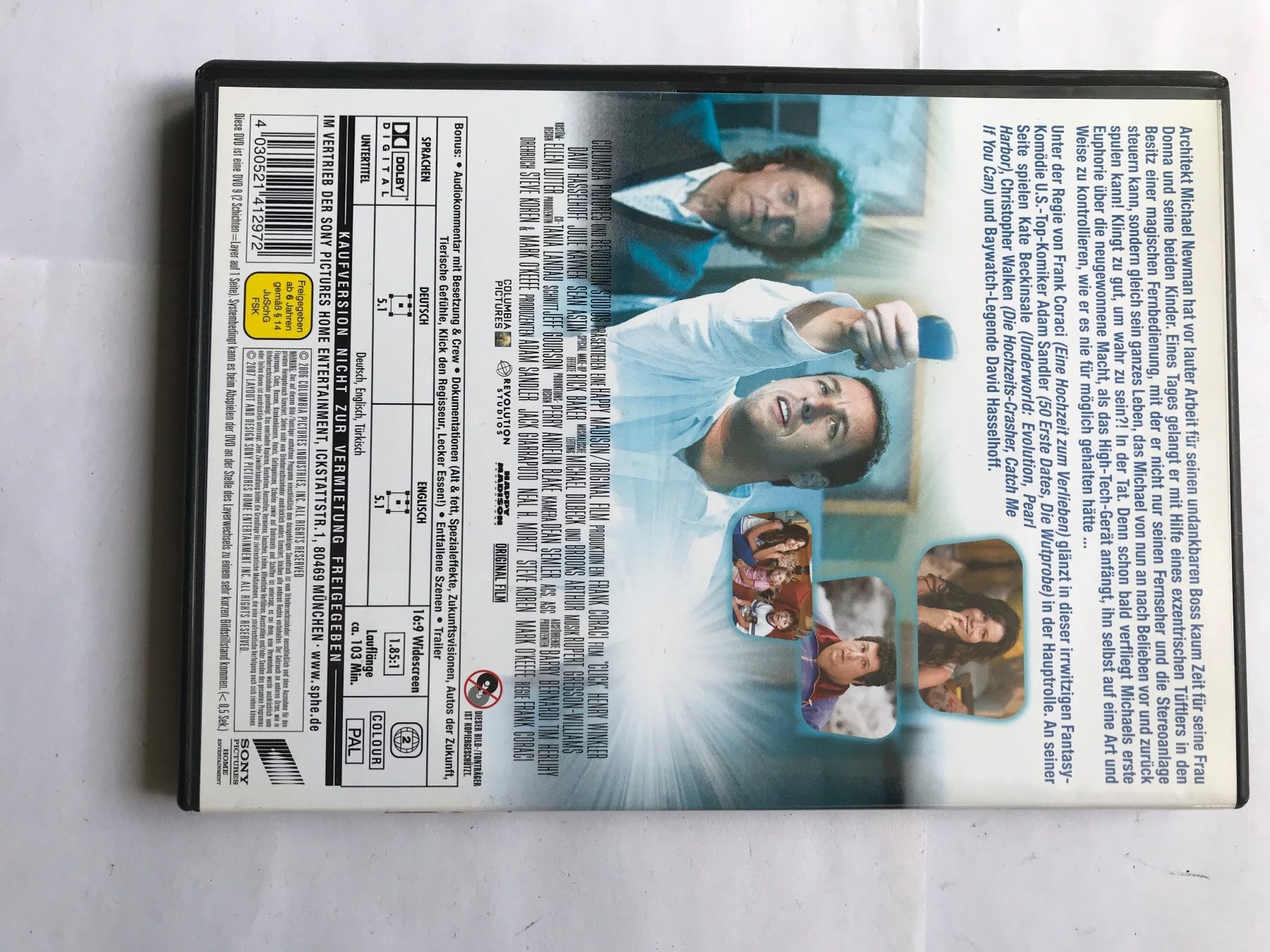 Tutti i DVDs: dvd, „klick“ – Usato da liestal venduto da makai05 1