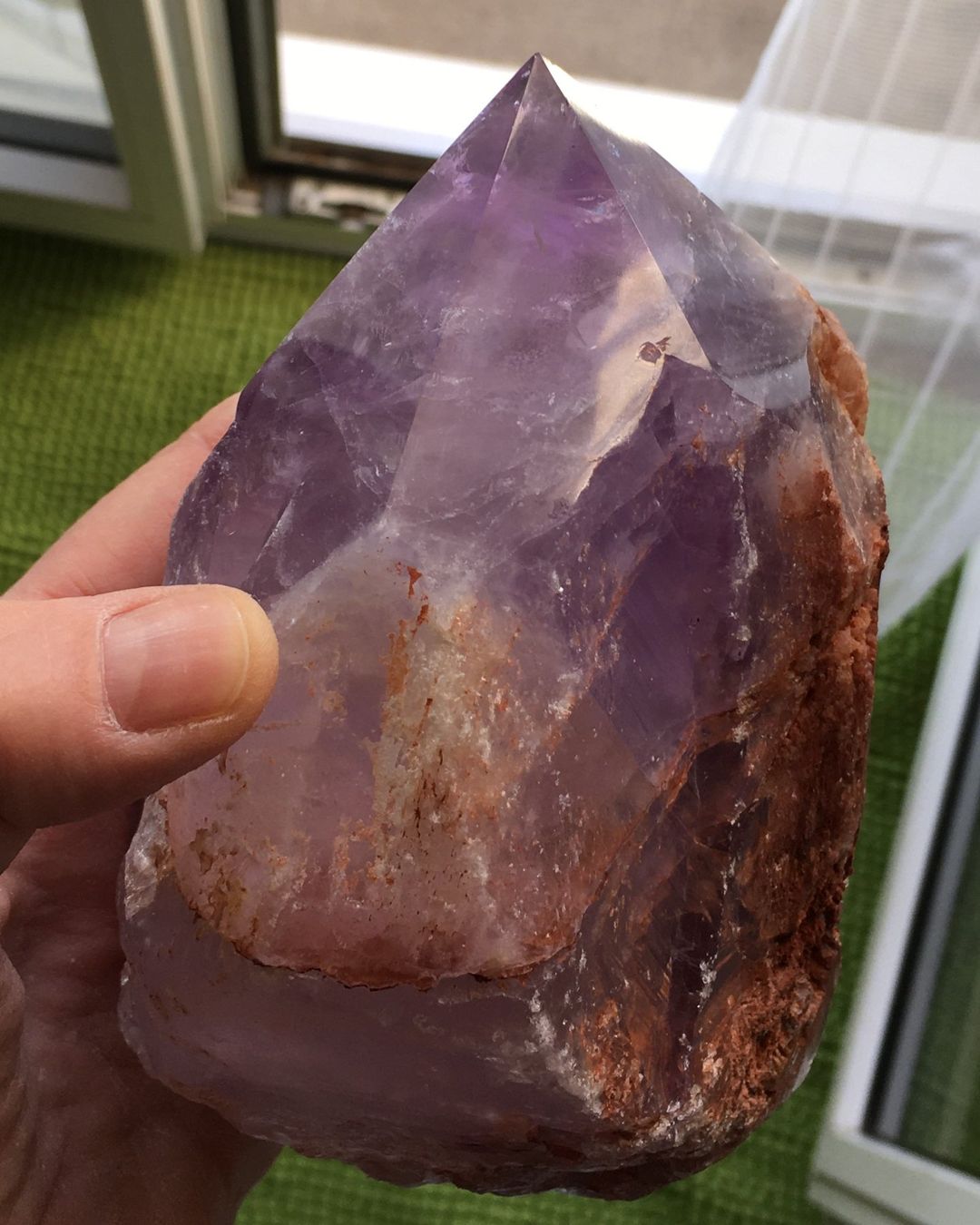 Mineralien & Heilsteine: améthyste grosse pointe en partie polie env. 1600gr – Gebraucht aus Vevey von zabounetta 9