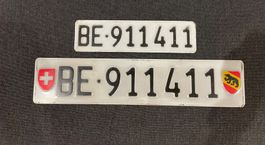 Kontrollschild BE 911 411