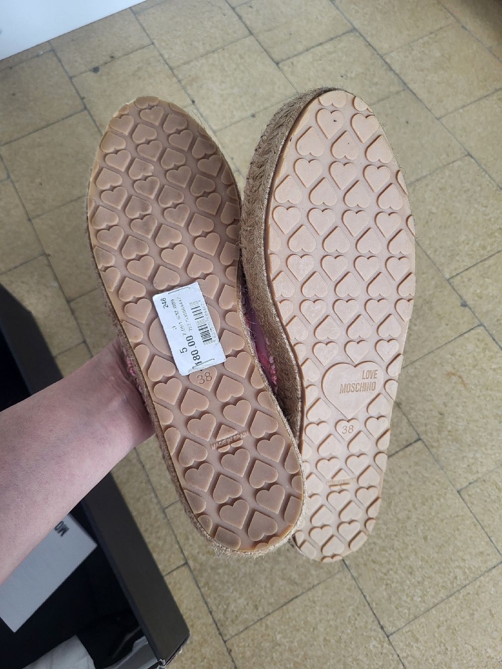 Moschino Scarpe da donna: Love Moschino Espadrilles – Nuovo e nell'imballaggio originale da Zweisimmen venduto da Adorable 3