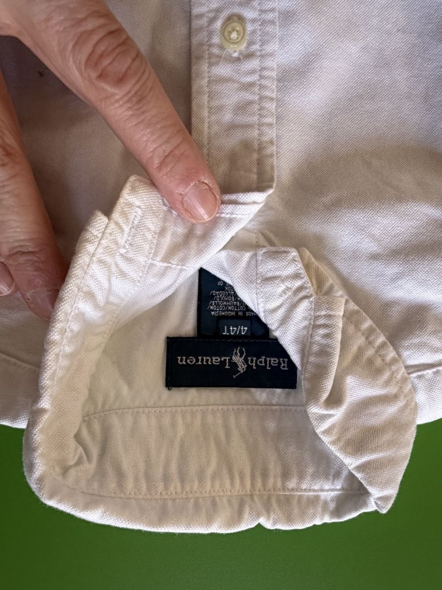 Ralph Lauren Camicie, T-shirt & Polo: Ralph Lauren Oxford Kinderhemd, Grösse 4 – Usato da Zumikon venduto da ems_6kdb 1