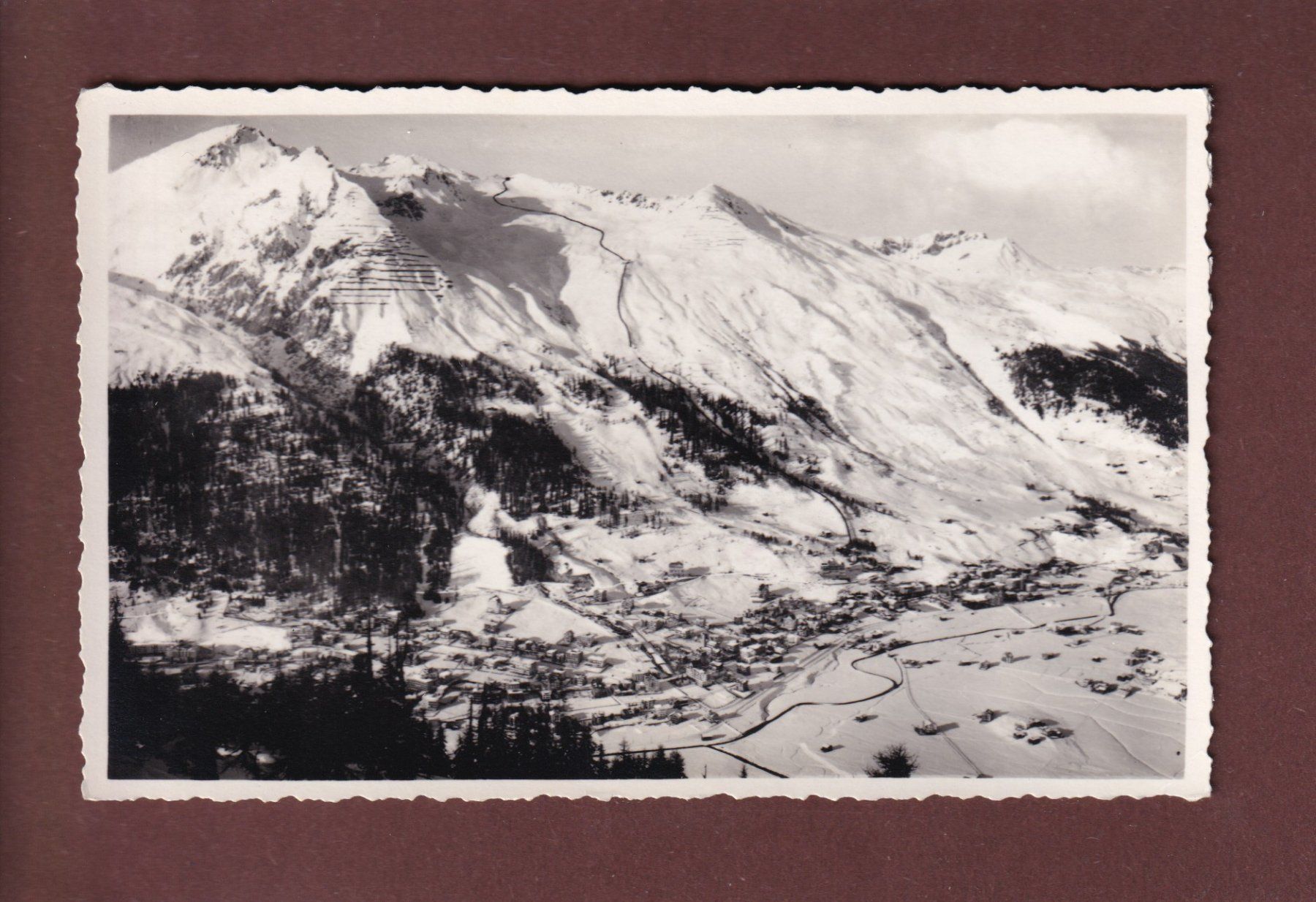 Ansichtskarten: DAVOS - Parsennbahn - 1936 – Gebraucht aus Pully von nicecards