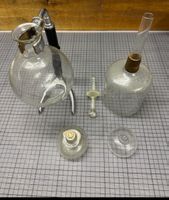 Cona-Vintage Glaskegel-Kaffeemaschine, antiker Stil.