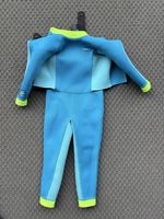 Neopren Kinder 3/4y 96-102cm blau mit Reissverschlus