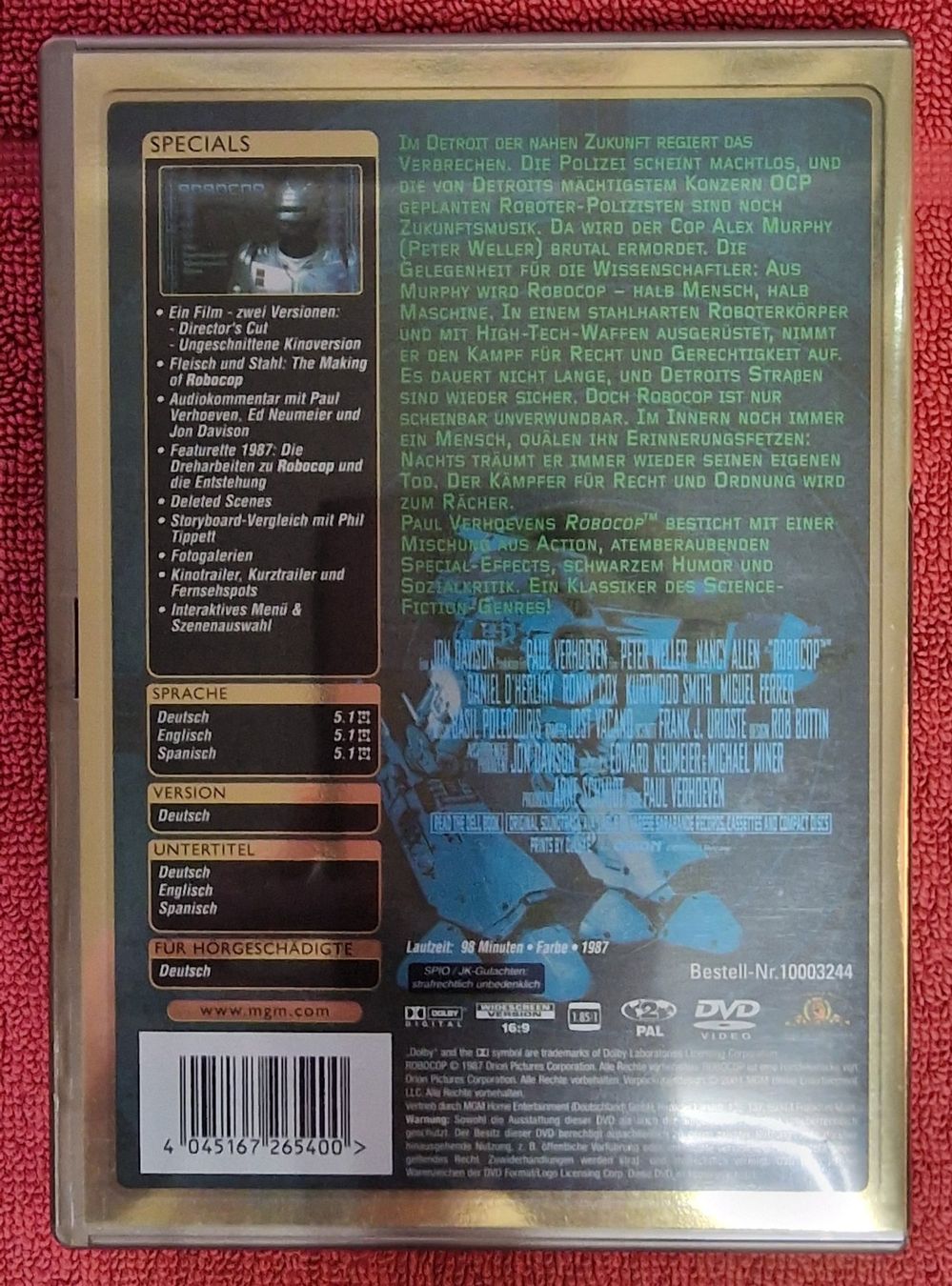 Tutti i DVDs: Robocop DVD – Usato da Basel venduto da phi_8xhm 1