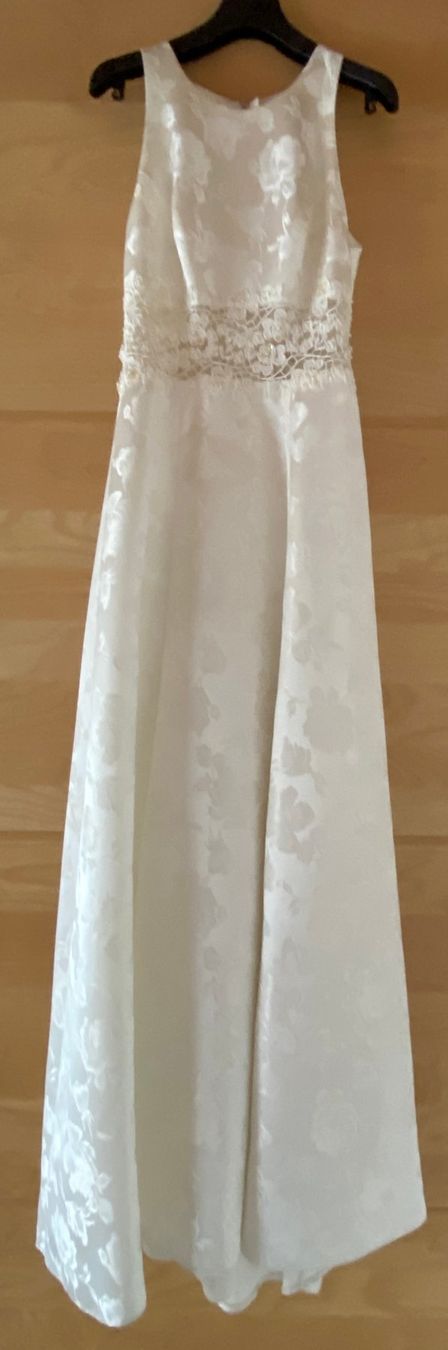 Vestiti: Hochzeitskleid mit Rosenmuster Cremefarben – Usato da Gibswil venduto da Rockmami 1