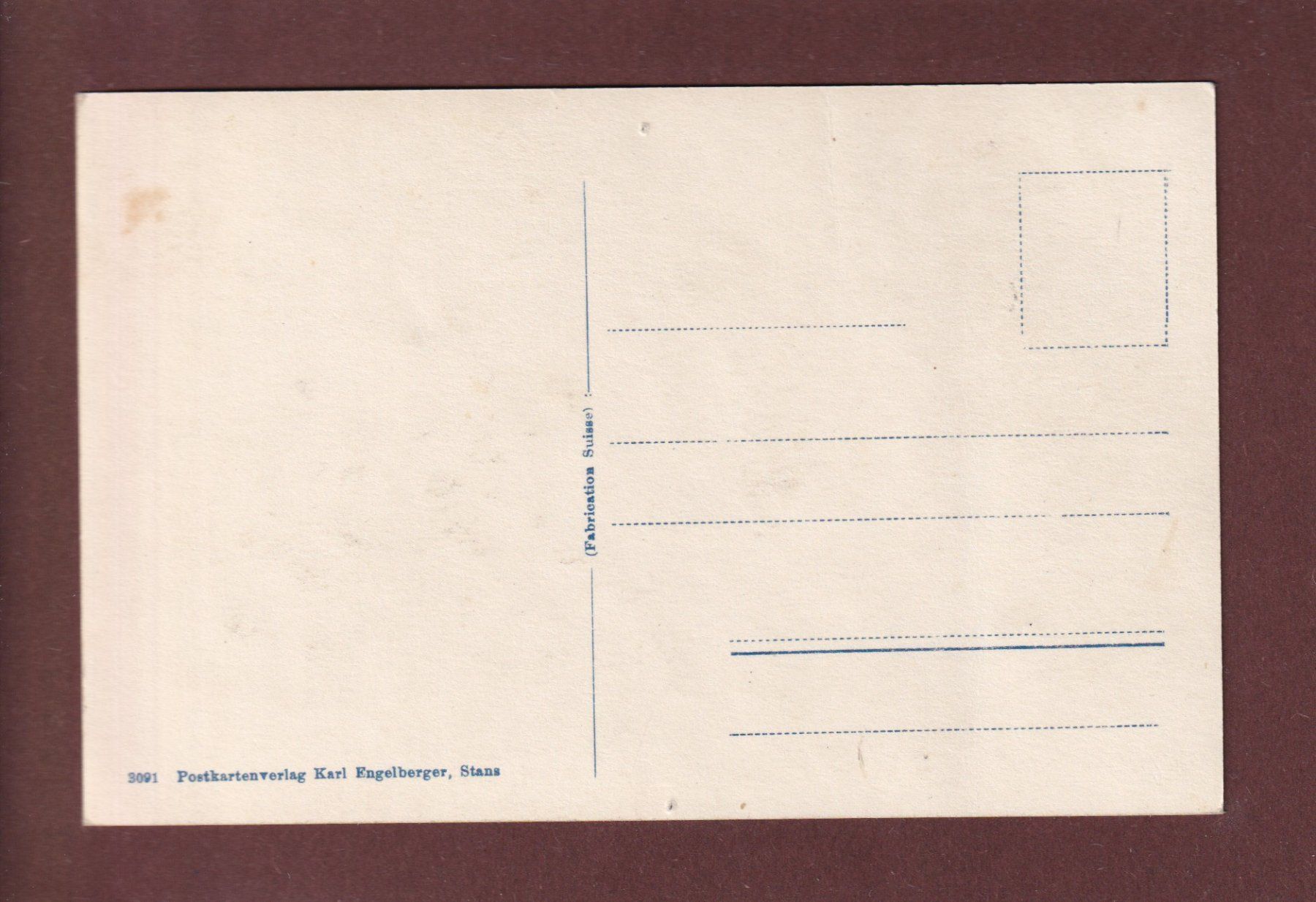 Cartoline postali: Kapelle MELCHSEE-FRUTT - Schaffherde // Loch // – Usato da Pully venduto da nicecards 1