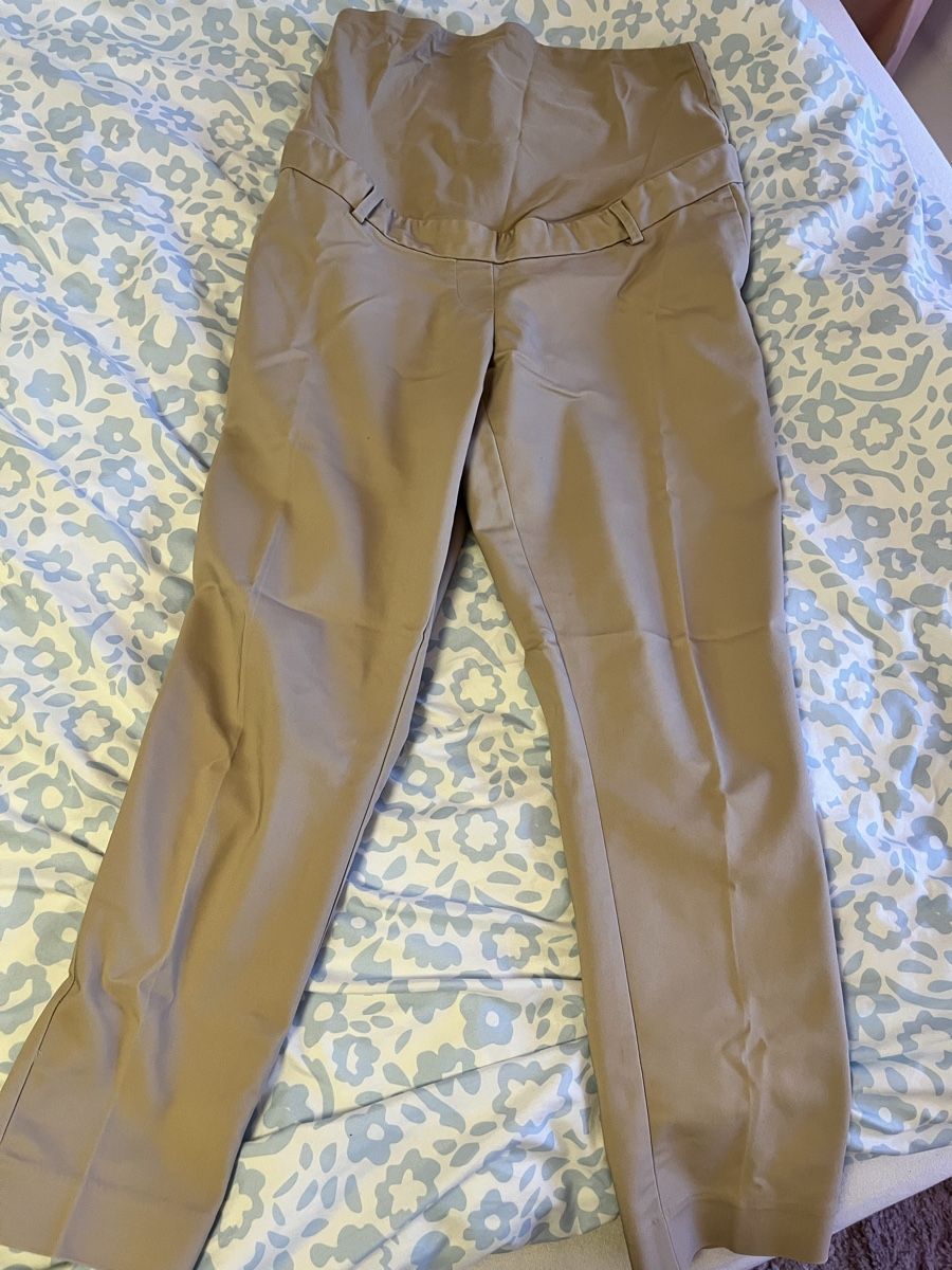H&M Pantalons: Umstandsmode - elegante beige Hose – D'occasion à Chur par billebong