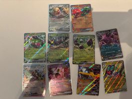 Pokemon Karten Sammlung, 10 EX Karten