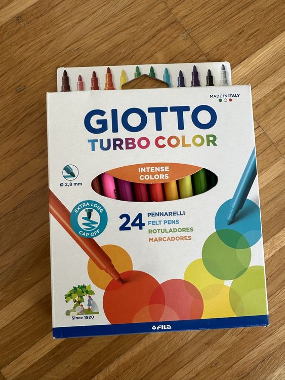 TBC The Best Crafts Filzstifte Set – 24 Farben, Doppelseitig Mit Pinsel- & Feinspitze (0,4 Mm/1-2 Mm)