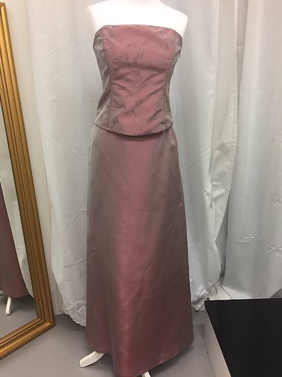 Vestiti: Abendkleid, Lang, altrosa, mit Solla, Gr. 38 – Usato da Lyss venduto da stubenwagen 1