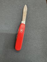 Couteau suisse Elinox rouge, 5 fonctions, bon état