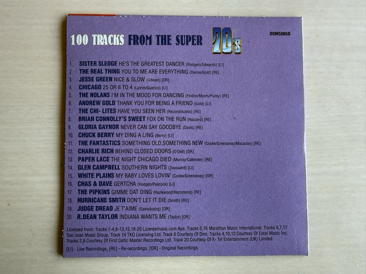 CD: 5 CD 100 Tracks Super 70s Compilation Vol. 1 – Usato da Oberried Brienz venduto da Chyara 6