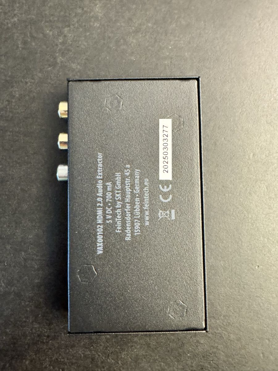 Konverter: FeinTech VAX00102 HDMI 2.0 Audio Extractor – Gebraucht aus Bern von Gbilly 2