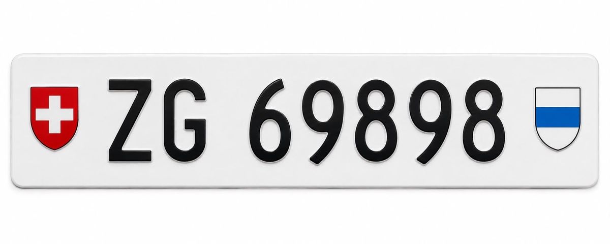 Schilder: Nummernschild ZG 69898 – Gebraucht aus Fislisbach von Besibesi8