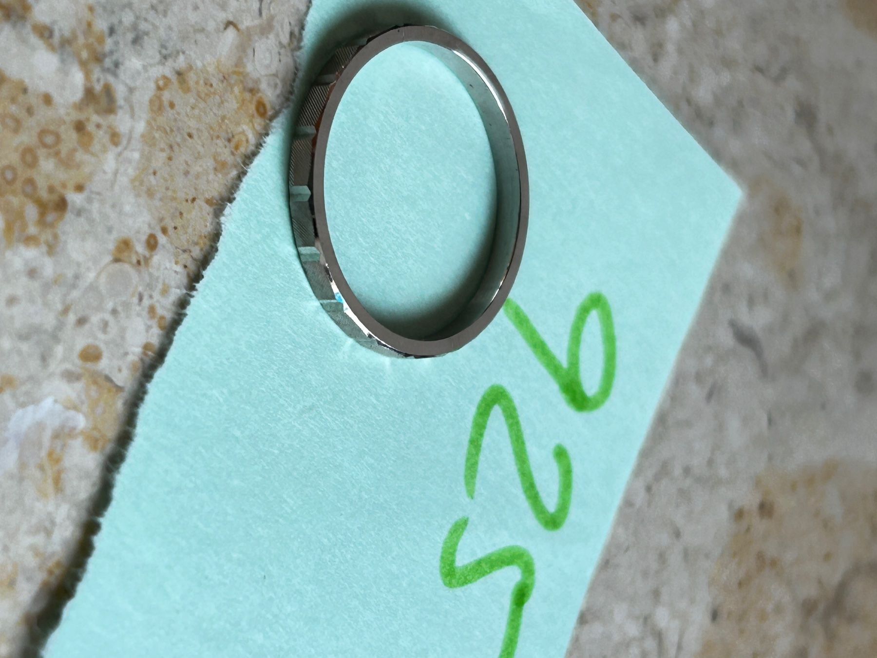 Ringe: Silberring "PARTS" schlicht (52/50) – Gebraucht aus Dittingen von Bellevista 3