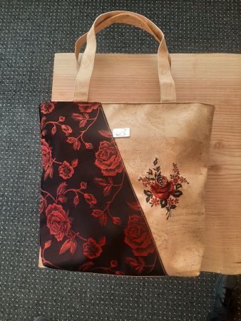 borsa,Handtasche handegfertigt aus Kork Sardinien