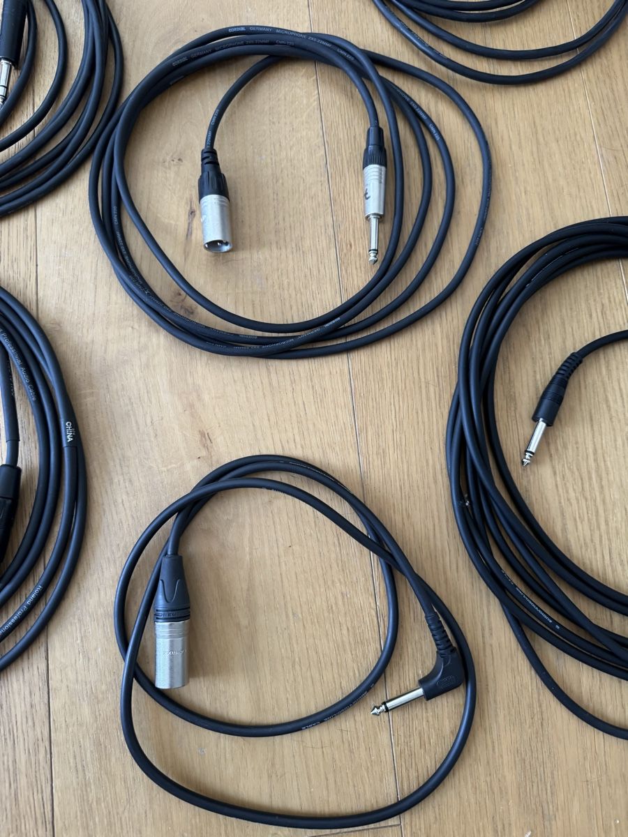 Cavi: Diverse XLR-M - TRS/TS Kabel – Usato da Zürich venduto da 1cut2 2