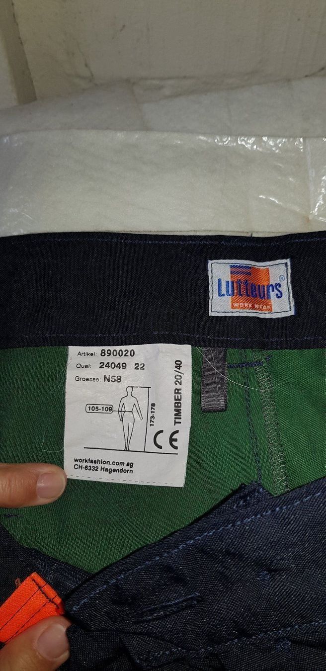 Pantaloni: Schnittschutz Hose Lutteurs – Usato da Zürich venduto da fiat72 1