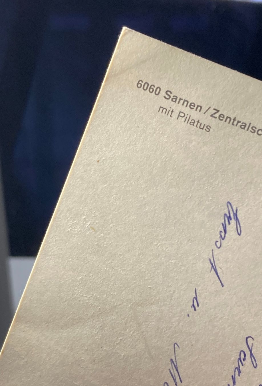 Cartoline postali: Sarnen, 1981, Pilatus – Usato da Lenzburg venduto da fh1 5