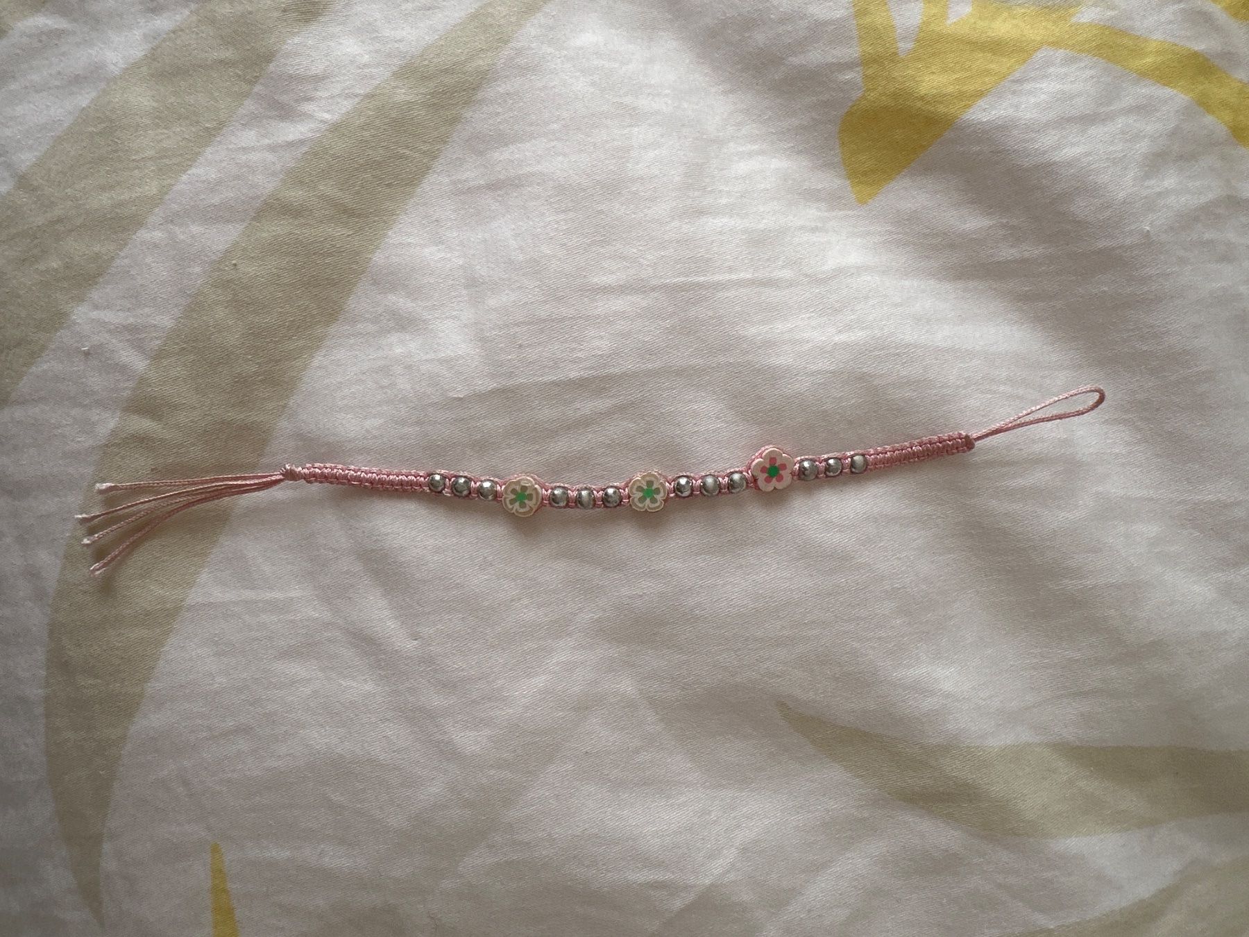 Tutte le decorazioni: Bag charm phone charm pink and flowers – Usato da Gordola venduto da EleSecondHand-TCG