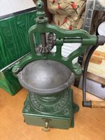 Peugeot Freres Vintage Coffee Grinder Green Cast Iron