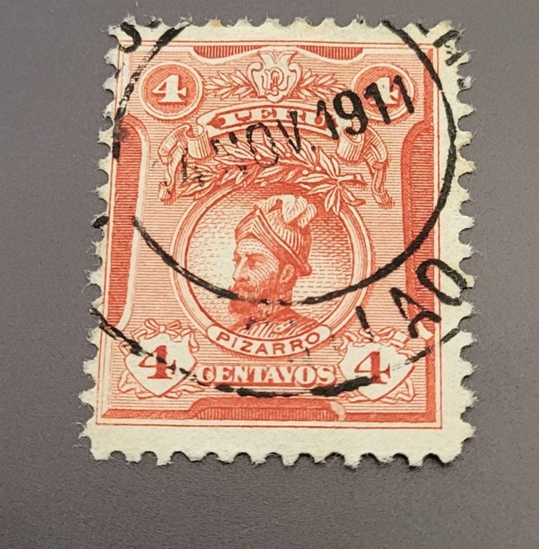 Tutti i francobolli: Peru 1916 alte briefmarke – Usato da St Gallen venduto da Stampsalshobby
