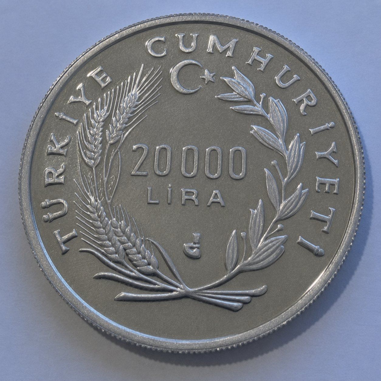 Toutes les monnaies: Silver Coin Turkey, 1992 Winter Olympics – D'occasion à Viganello par rad_tt9y