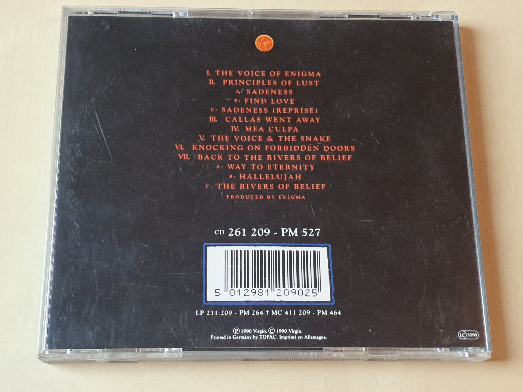 CDs: Enigma MCMXC a.D. – D'occasion à Stansstad par collectorsshop 1