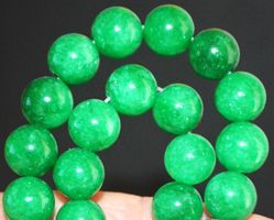 Stein Perlen - L-3993 – Grüne Jade 12mm – 38cm