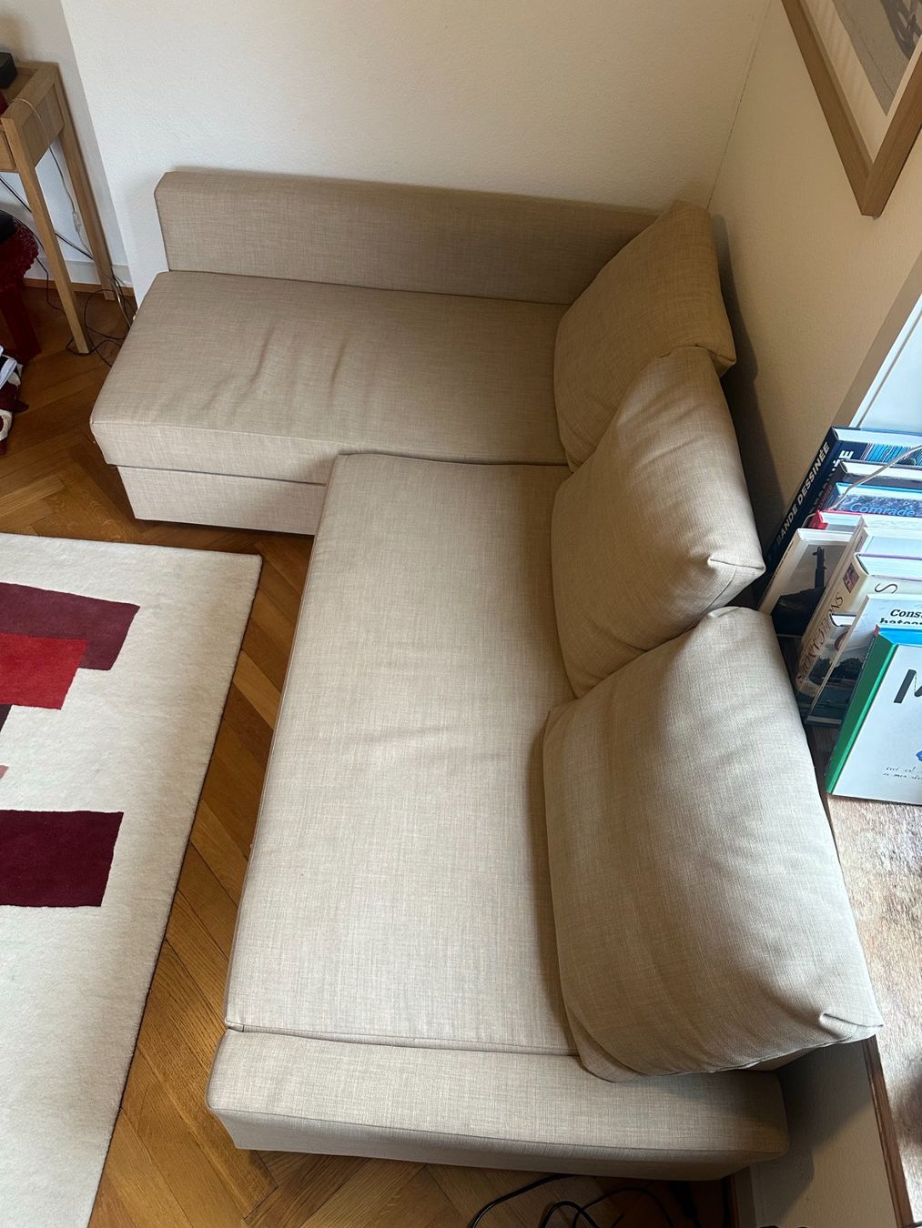 Divani: Beiges Ecksofa mit Schlaffunktion – Usato da Zürich venduto da pau_hc8p 1