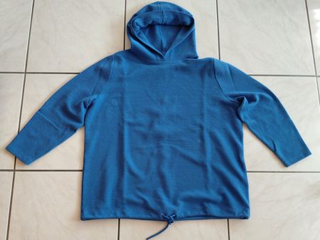 Damen Bonita Kapuzenpullover blau Grösse XXL gebraucht