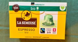 Café bio La Semeuse Espresso 33capsulescompatiblesNespresso