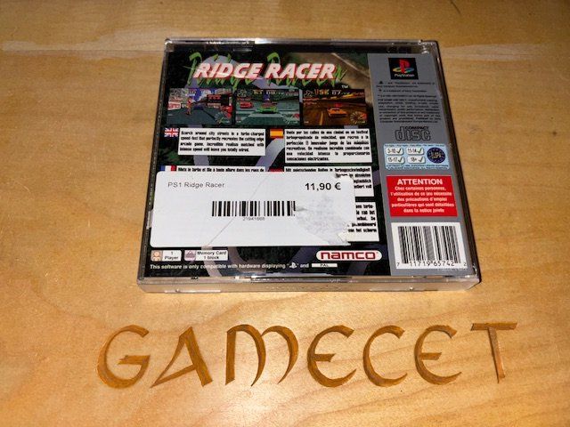 Namco Giochi: Ridge Racer Sony Playstation PS1 – Usato da Steinach venduto da Gamecet 2