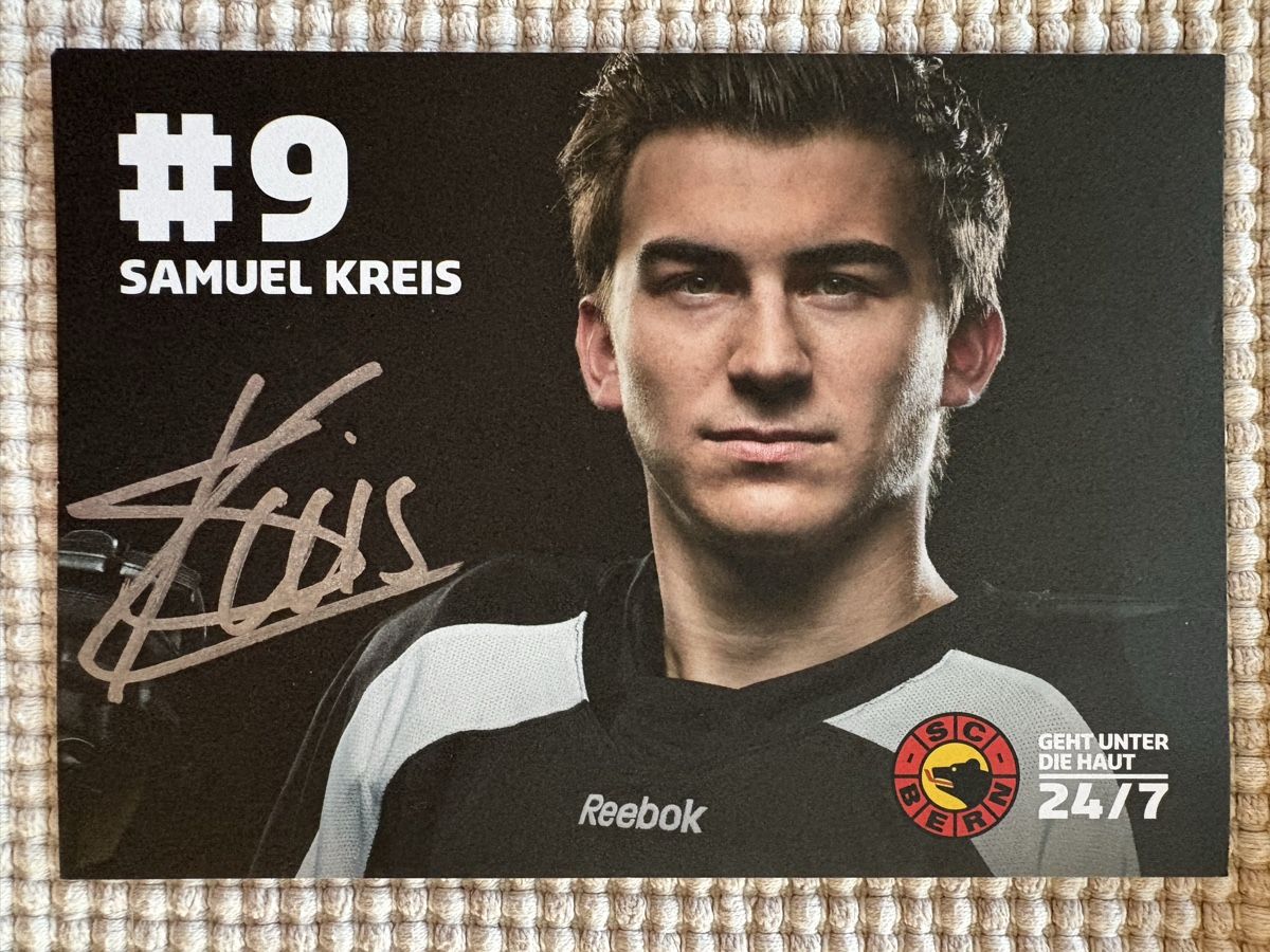Autografi: AK Autogramm von SCBern / Samuel Kreis – Usato da Rümlang venduto da Kartenpost1