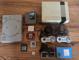 Retro Videospielkonsolen Spiele Konvolut defekt / ungetestet
