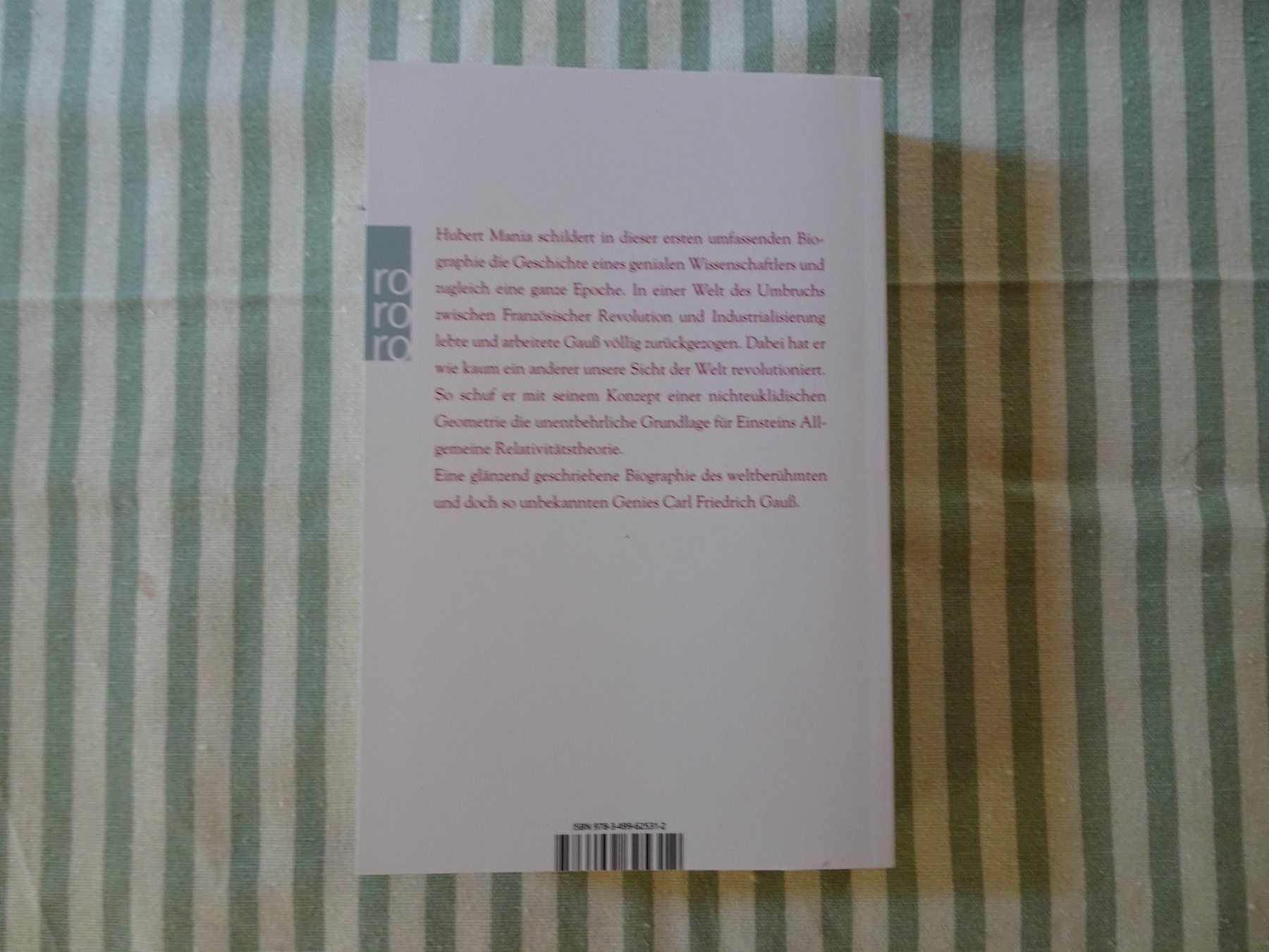 Libri: Hubert Mania - GAUSS - Eine Biographie - B277 – Usato da Küssnacht am Rigi venduto da Bookslove-Divers5 1