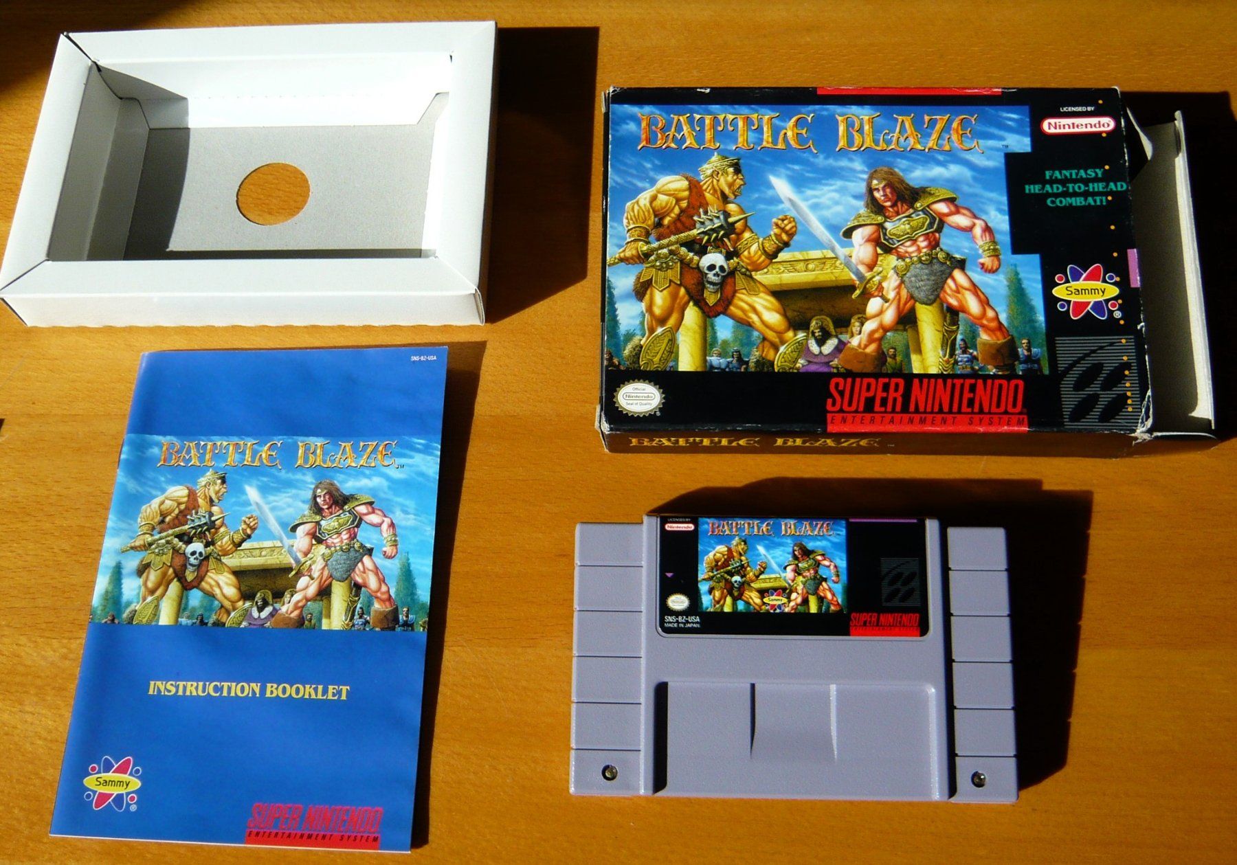 Nintendo Giochi: SNES: Battle Blaze, CIB, Bon état+ – Usato da Onex venduto da Jaguar1986 1
