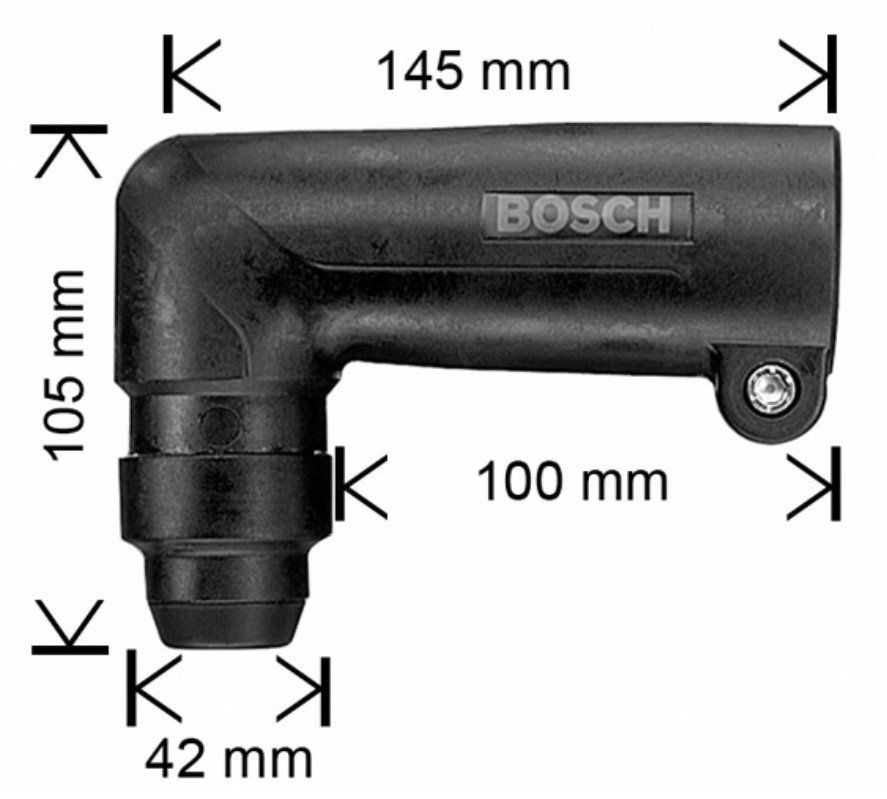 Bosch Trapani: Bosch SDS-Plus-Winkelbohrkopf – Nuovo (secondo la descrizione) da St. Pantaleon venduto da McIntosh01 1
