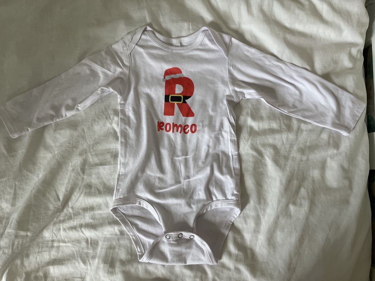 Biancheria intima: Weihnachtsbody "Romeo", Gr. 18 Monate – Usato da Kaisten venduto da saleforfun