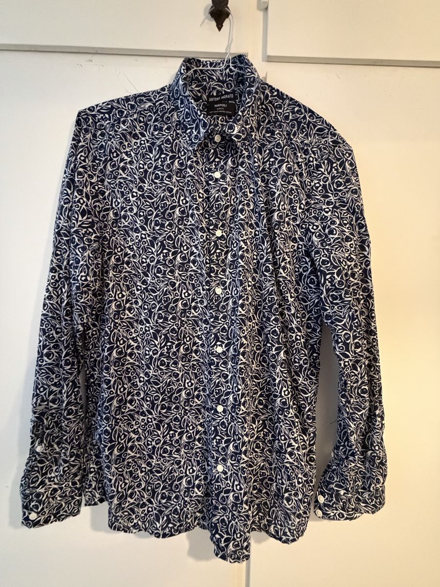 Camicie: Camicia Antony Morato Napoli Slim Fit Cotone L – Nuovo (secondo la descrizione) da Lugano venduto da can_xdd8
