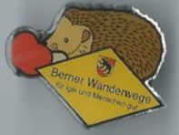 Berner Wanderwege, Igel-Motiv! Pin