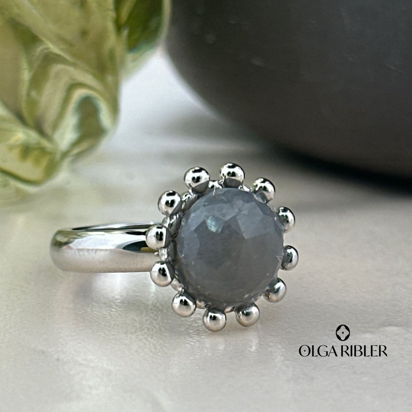 Olga Ribler Anelli: Mondstein Ring Edelstahl Grösse 52 – Nuovo (secondo la descrizione) da Luzern venduto da Schmuckoutlet 6
