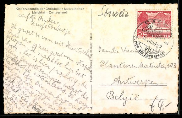 Cartoline postali: AK Melchtal, Blick ins Barackendorf – Usato da Berlin venduto da bartko-reher 1