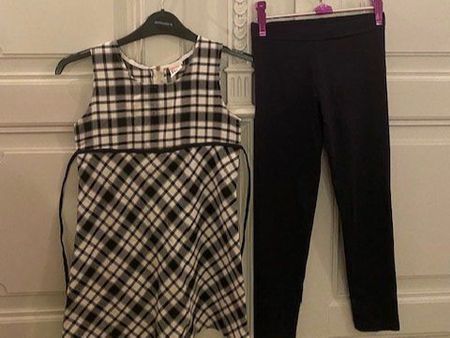 Set - Süsses Kleid mit Leggins Grösse 122-  ab 1 CHF